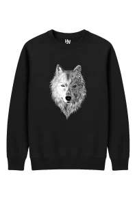 Kurt Baskılı Sweatshirt